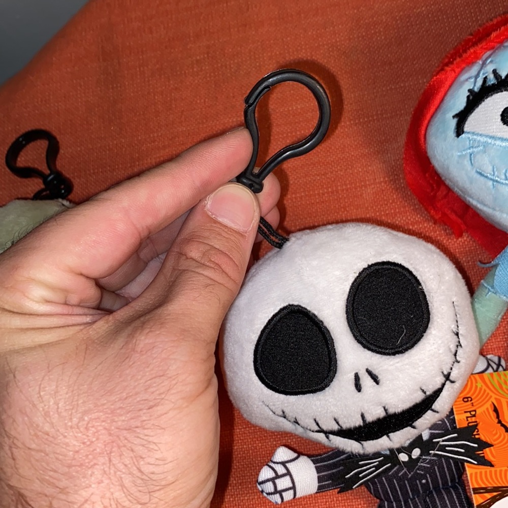 NWT 3 Disney The Nightmare Before Christmas 6” Plush Clips - Picture 8 of 9